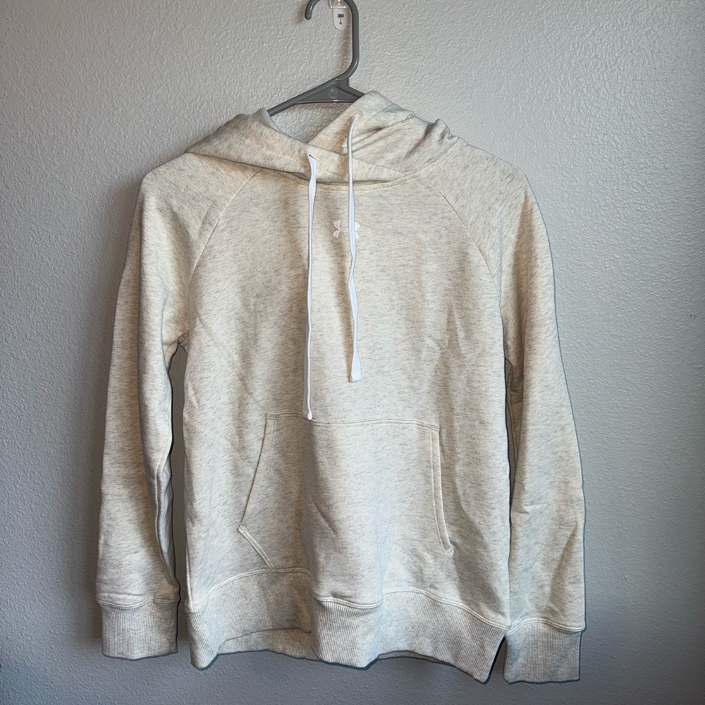 Under Armour Cream Hoodie Sweatshirt